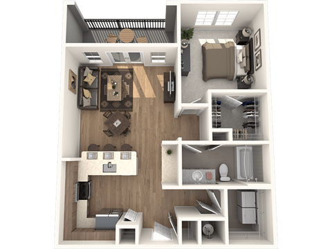 The Folly Floor Plan at The Standard, Charleston, SC